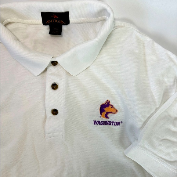 Antigua Other - VTG Antigua Men’s XXL Embroidered University of Washington Huskies‎ Polo Y2K UW